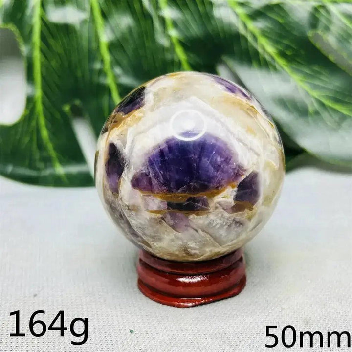 Dream Amethyst Geode Crystal Sphere