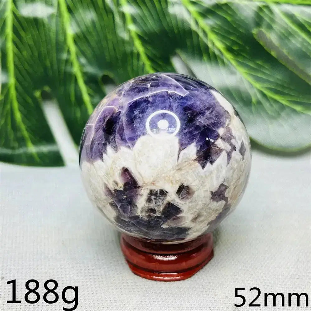 Dream Amethyst Geode Crystal Sphere-Spheres-Ali-Dream Amethyst-Weight 188g-Crystal Destiny
