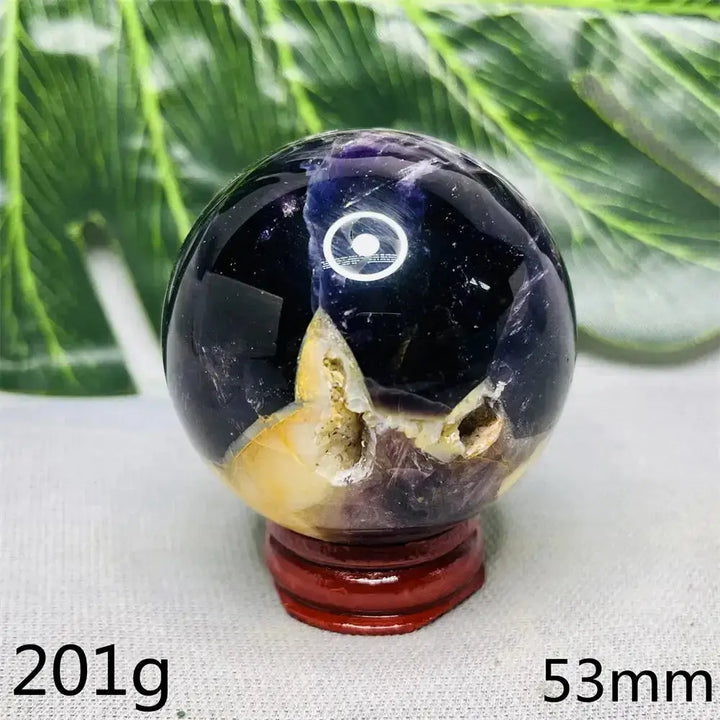 Dream Amethyst Geode Crystal Sphere-Spheres-Ali-Dream Amethyst-Weight 201g-Crystal Destiny