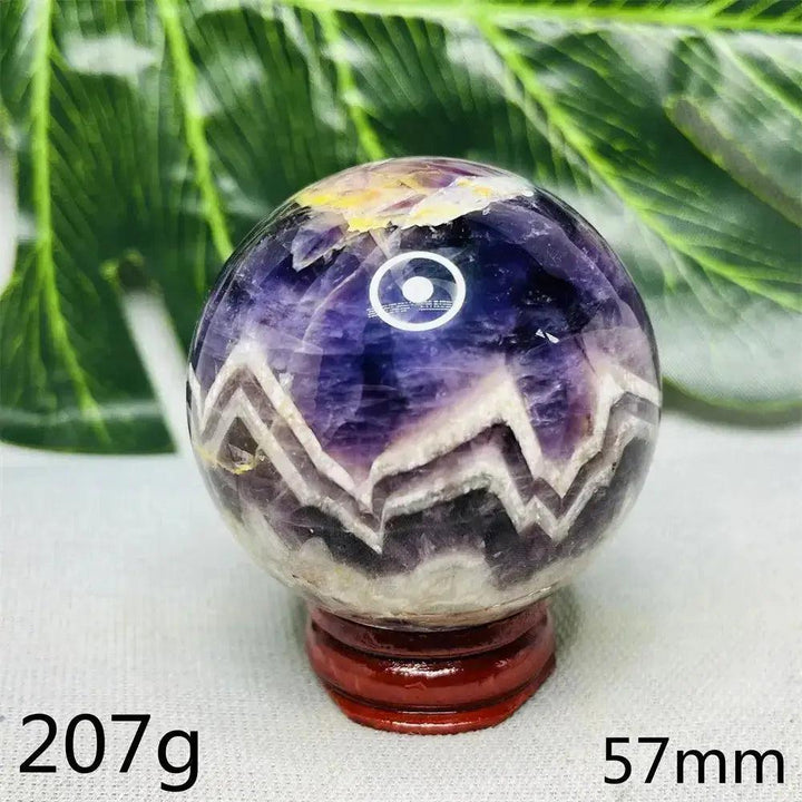 Dream Amethyst Geode Crystal Sphere