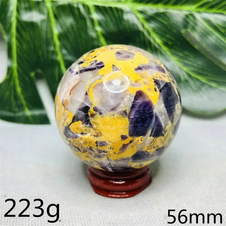 Dream Amethyst Geode Crystal Sphere-Spheres-Ali-Dream Amethyst-Weight 223g-Crystal Destiny