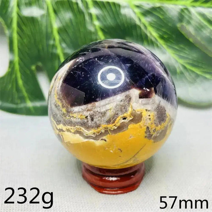 Dream Amethyst Geode Crystal Sphere