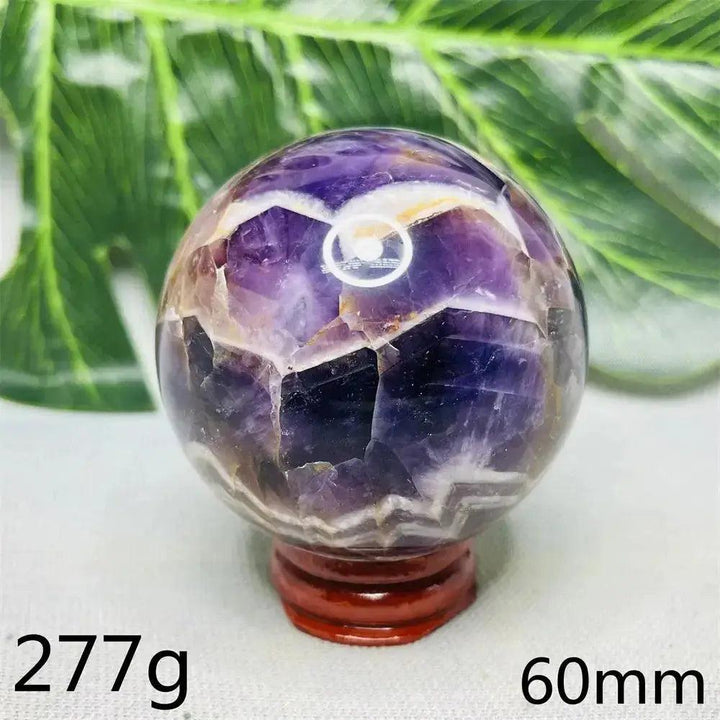 Dream Amethyst Geode Crystal Sphere