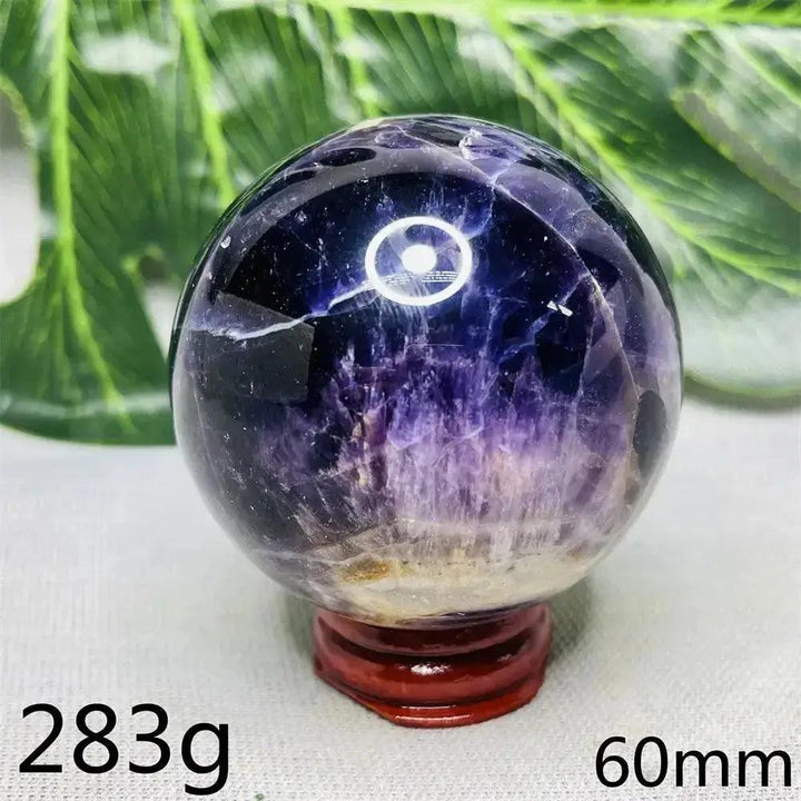 Dream Amethyst Geode Crystal Sphere