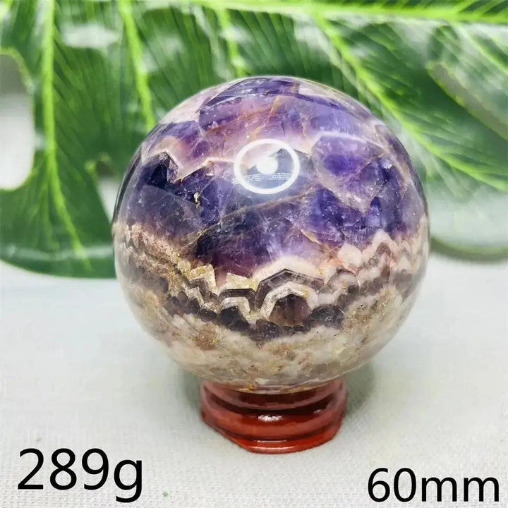 Dream Amethyst Geode Crystal Sphere
