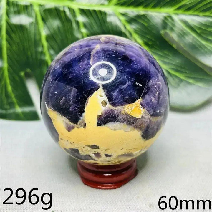 Dream Amethyst Geode Crystal Sphere