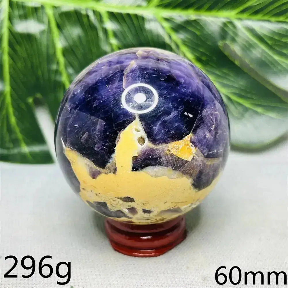 Dream Amethyst Geode Crystal Sphere-Spheres-Ali-Dream Amethyst-Weight 296g-Crystal Destiny