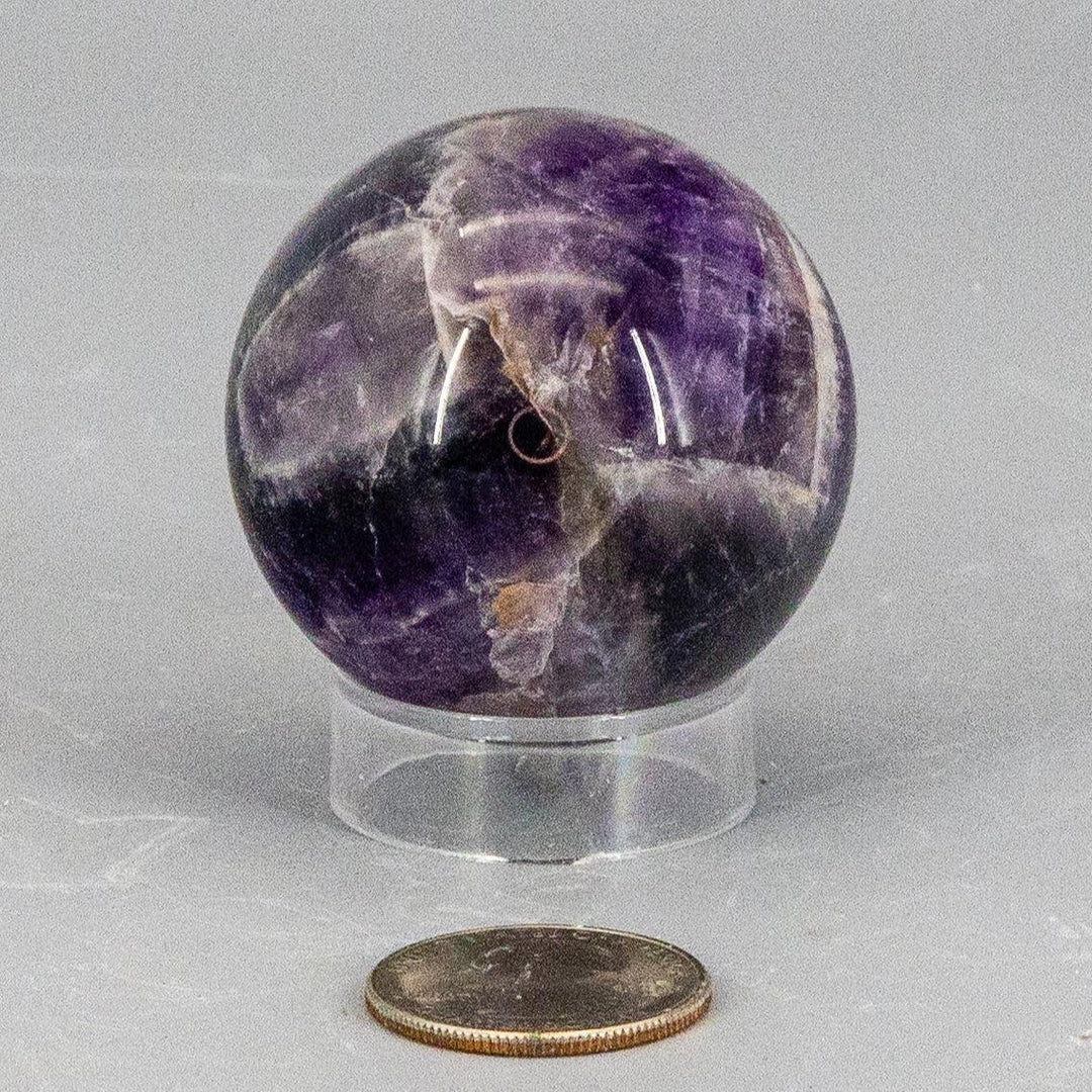 Dream Amethyst Sphere - 49mm-Spheres-Crystal Destiny-Amethyst-~ 49mm diameter-Crystal Destiny