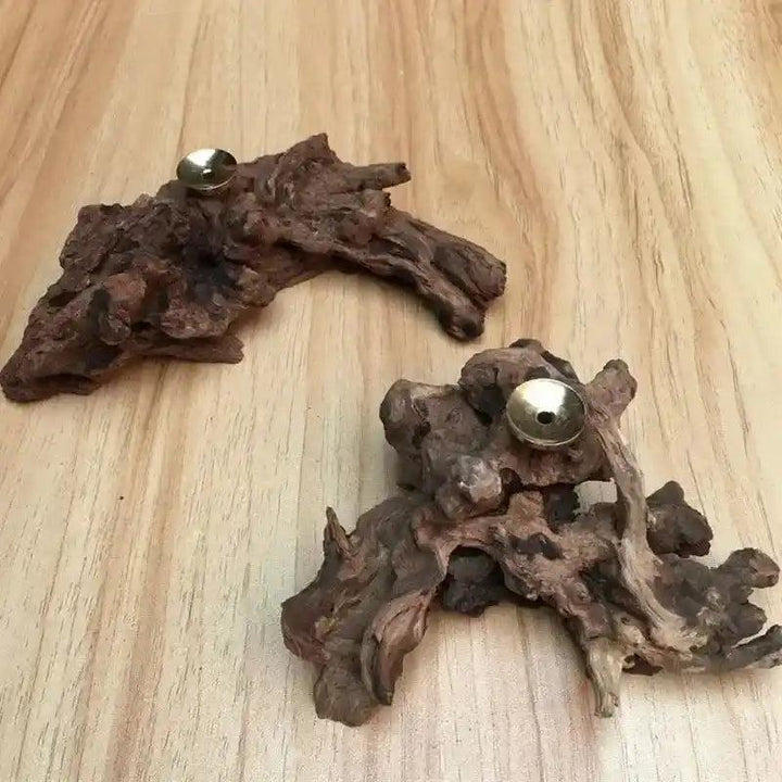 Driftwood Crystal Sphere Display Stand (2pcs)