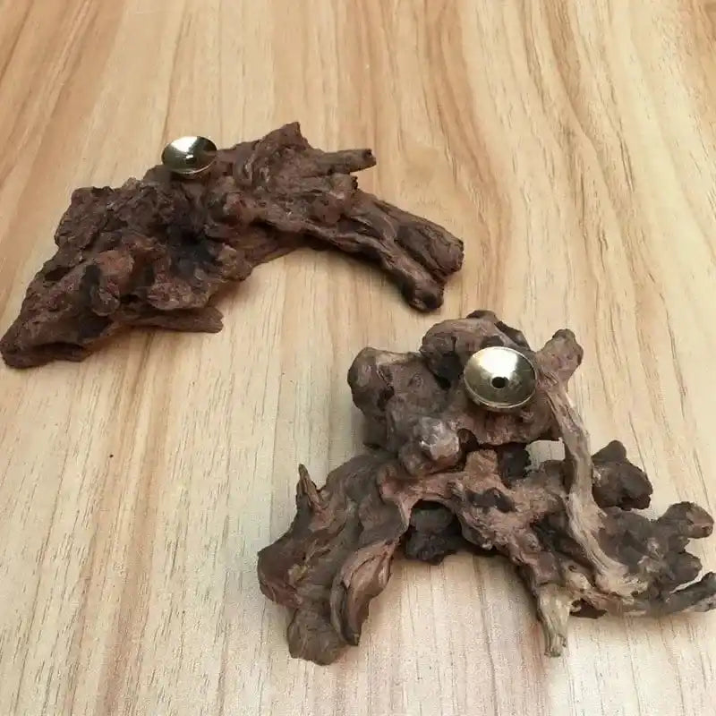 Driftwood Crystal Sphere Display Stand (2pcs)-Stands-Ali-NO10 10-12cm-For Spheres 30-60mm-Crystal Destiny