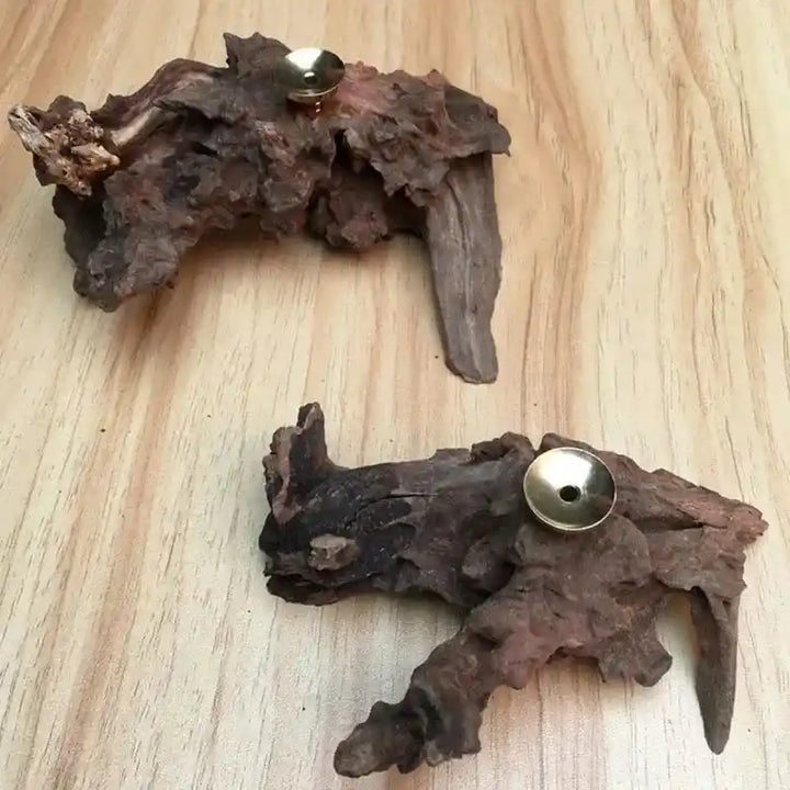 Driftwood Crystal Sphere Display Stand (2pcs)-Stands-Ali-NO11 11-12cm-For Spheres 30-60mm-Crystal Destiny