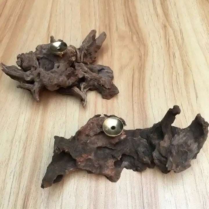 Driftwood Crystal Sphere Display Stand (2pcs)-Stands-Ali-NO12 12cm-For Spheres 30-60mm-Crystal Destiny