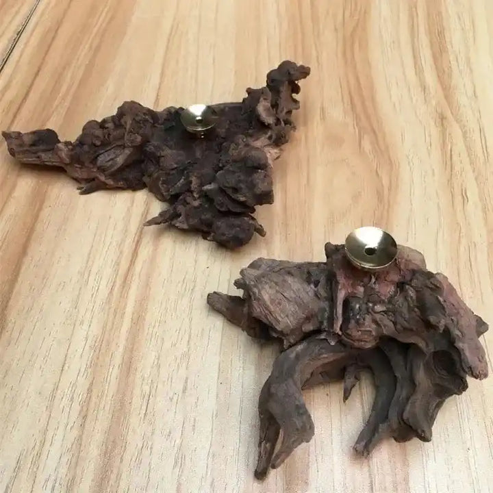 Driftwood Crystal Sphere Display Stand (2pcs)-Stands-Ali-NO14 10-13cm-For Spheres 30-60mm-Crystal Destiny