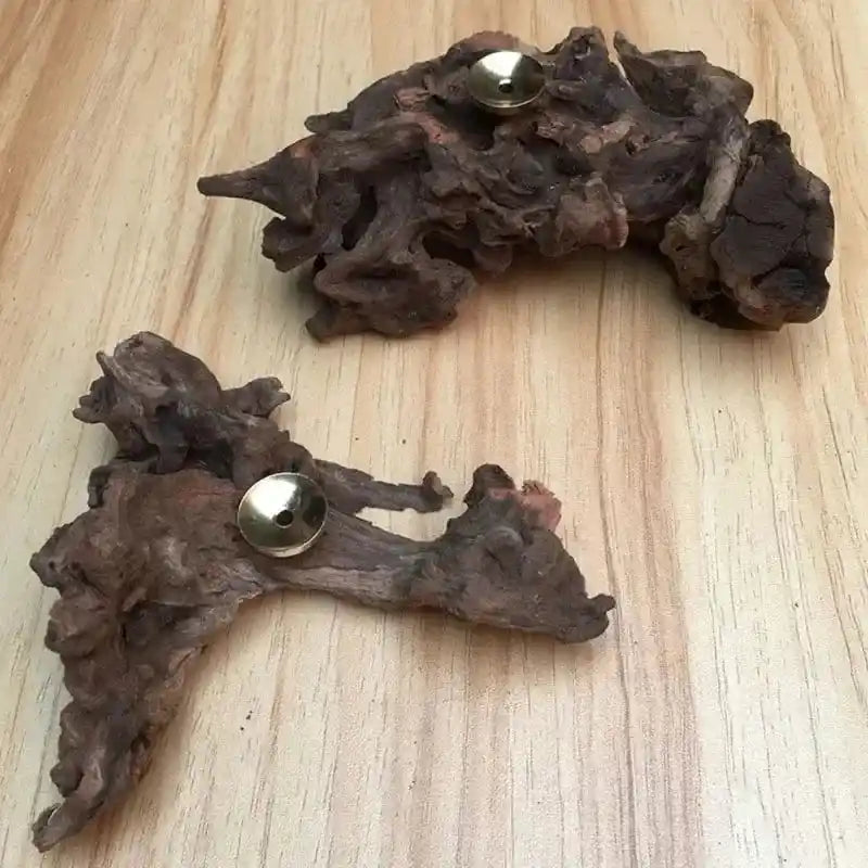 Driftwood Crystal Sphere Display Stand (2pcs)-Stands-Ali-NO15 10-12cm-For Spheres 30-60mm-Crystal Destiny