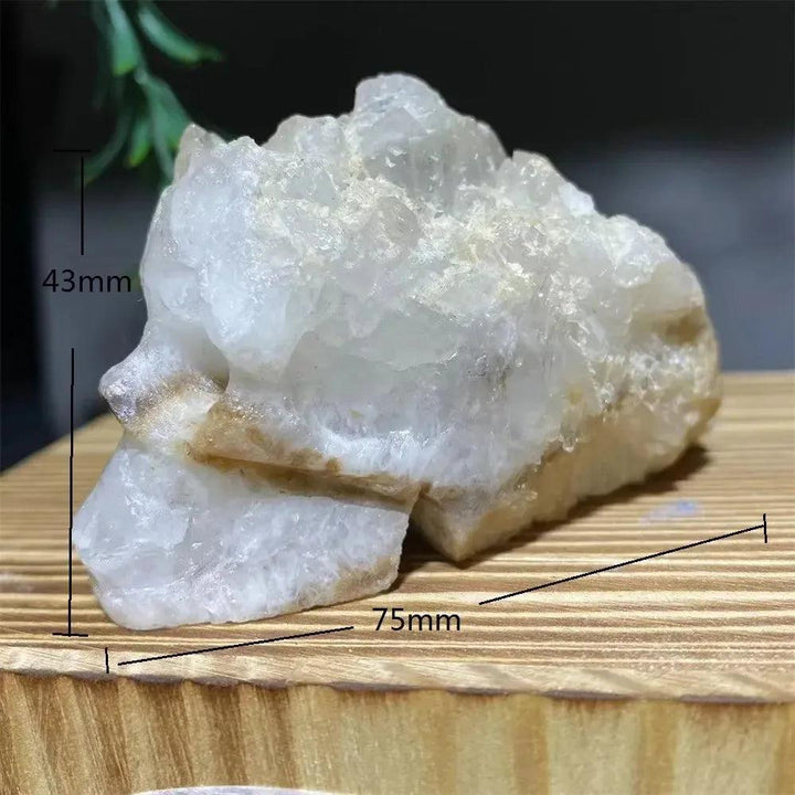 Druzy Agate Crystal Skull Carving
