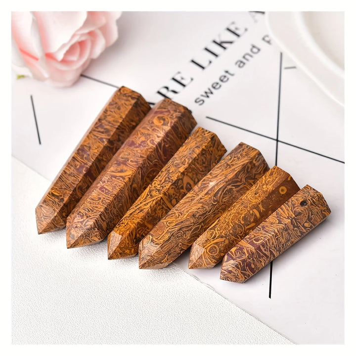Elephant Skin Jasper Obelisk Tower