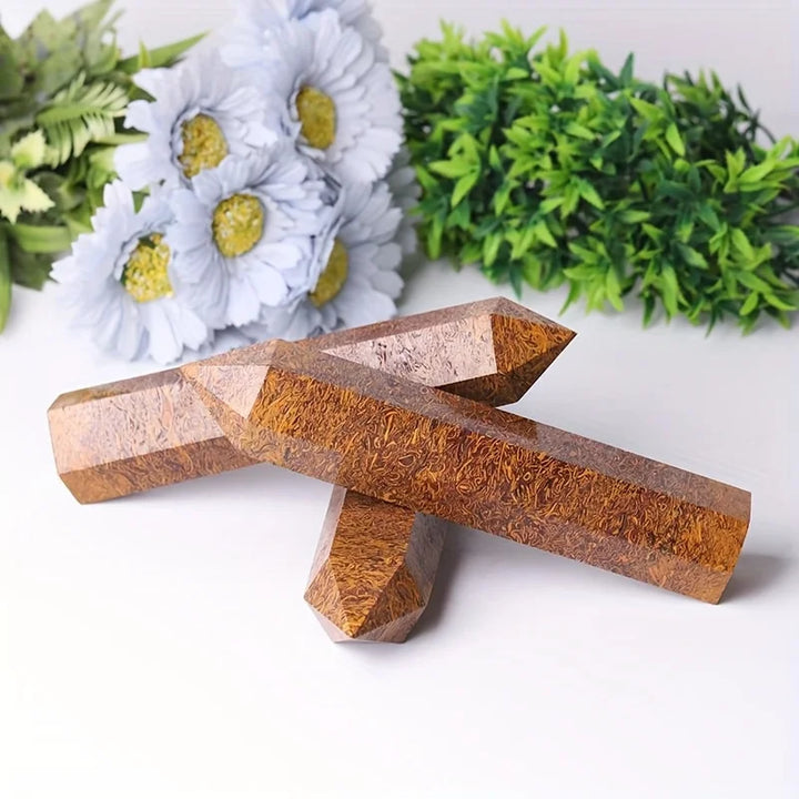 Elephant Skin Jasper Obelisk Tower