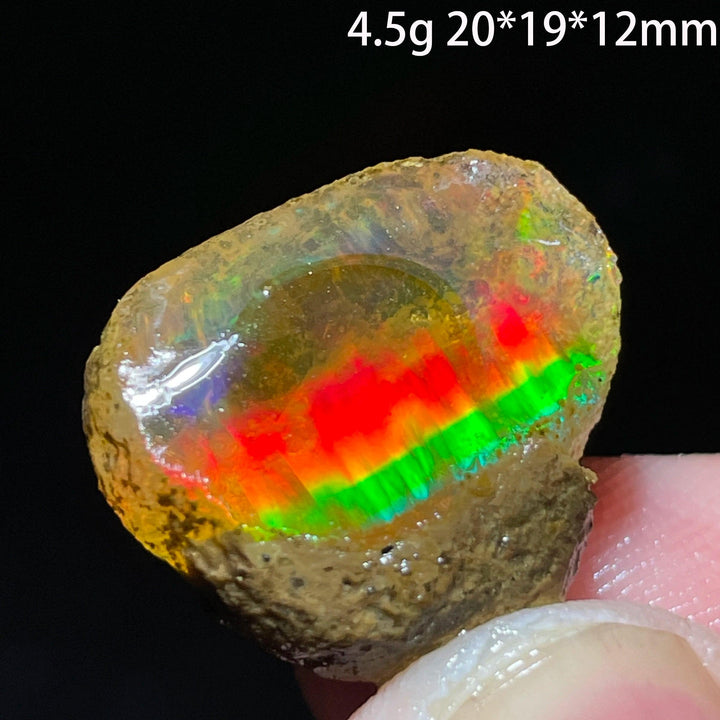 Ethiopian Opal Crystal Raw Gemstone Specimen Hydrophane