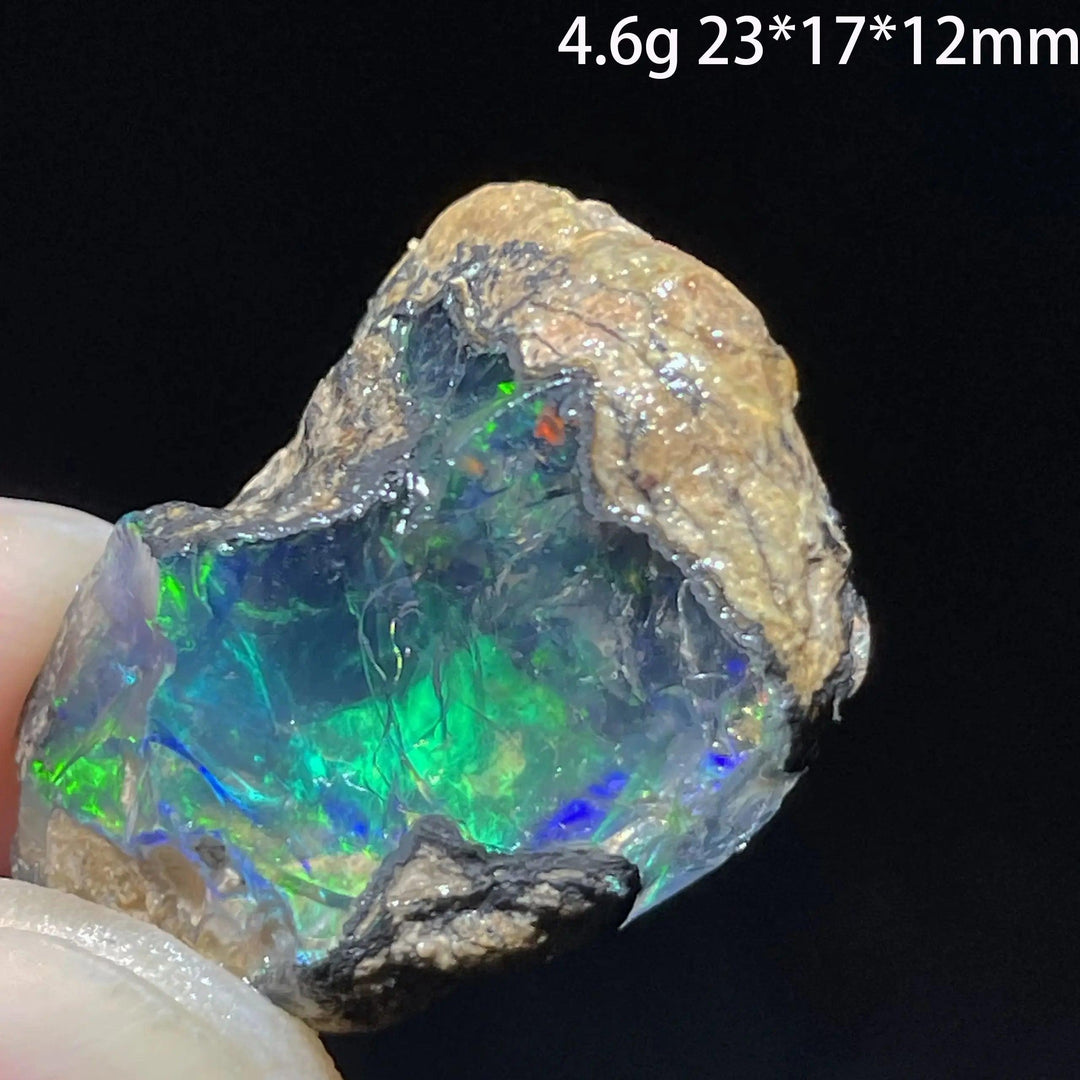 Ethiopian Opal Crystal Raw Gemstone Specimen Hydrophane