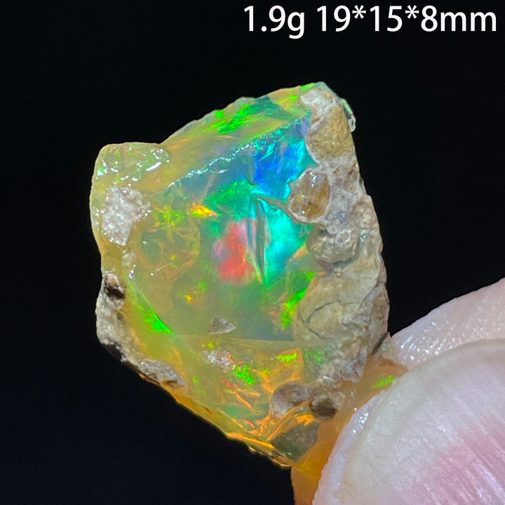 Ethiopian Opal Crystal Raw Gemstone Specimen Hydrophane