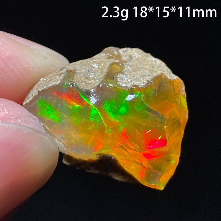 Ethiopian Opal Crystal Raw Gemstone Specimen Hydrophane