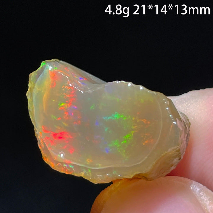 Ethiopian Opal Crystal Raw Gemstone Specimen Hydrophane