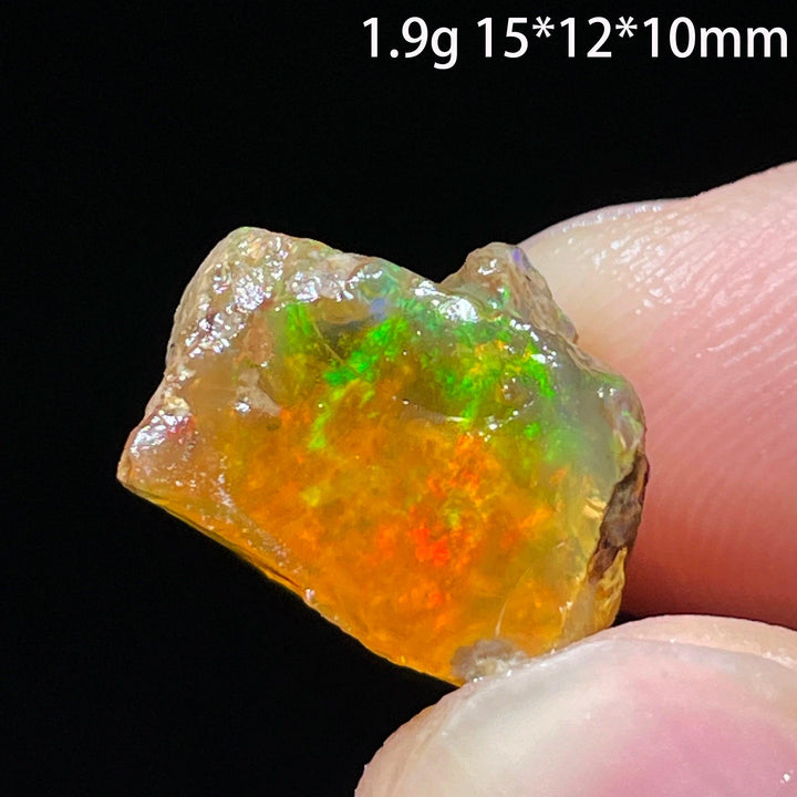 Ethiopian Opal Crystal Raw Gemstone Specimen Hydrophane