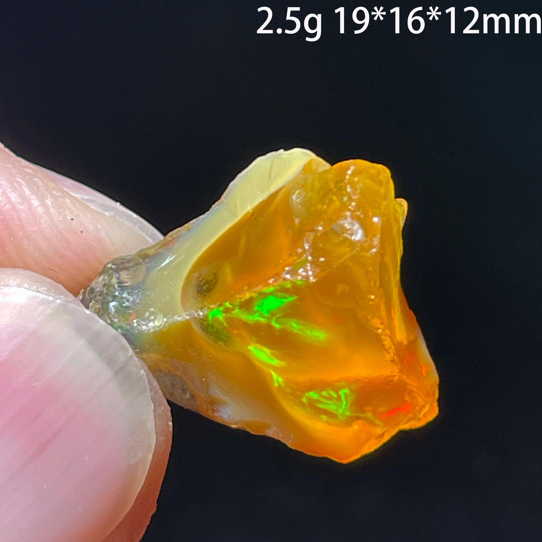 Ethiopian Opal Crystal Raw Gemstone Specimen Hydrophane