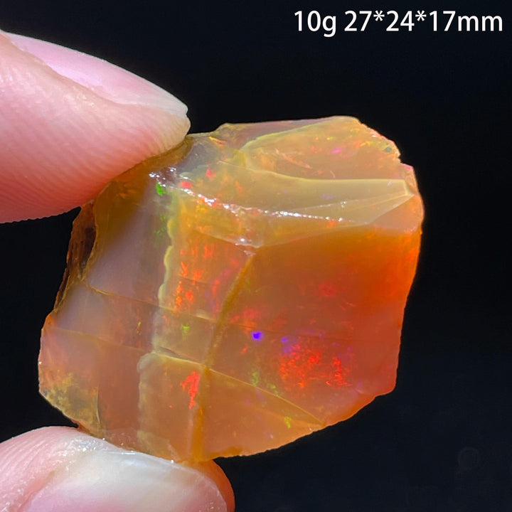 Ethiopian Opal Crystal Raw Gemstone Specimen Hydrophane