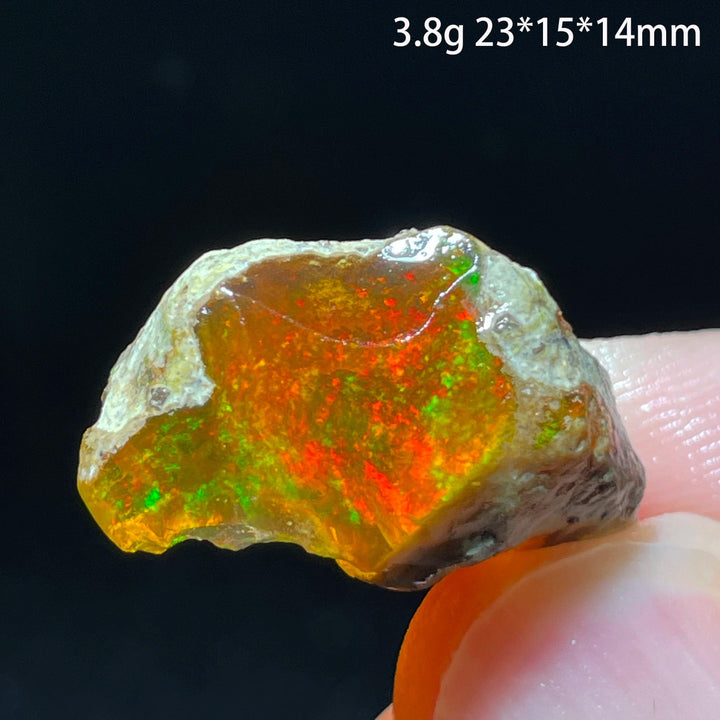Ethiopian Opal Crystal Raw Gemstone Specimen Hydrophane