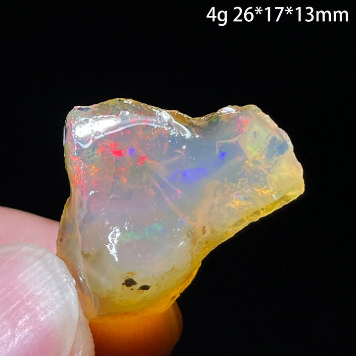 Ethiopian Opal Crystal Raw Gemstone Specimen Hydrophane