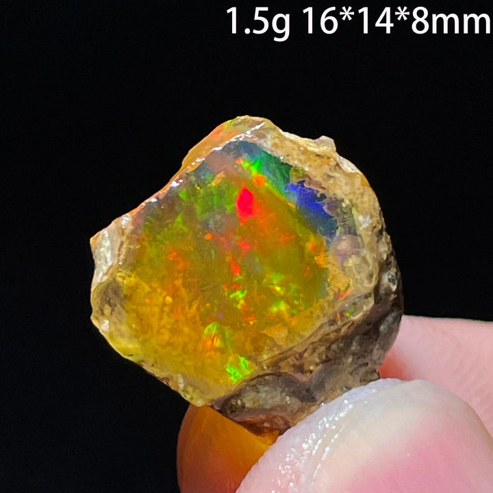 Ethiopian Opal Crystal Raw Gemstone Specimen Hydrophane