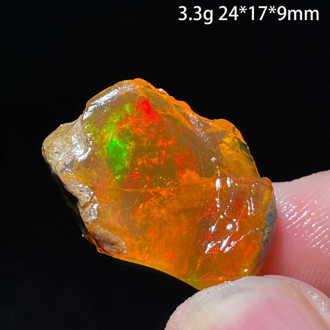 Ethiopian Opal Crystal Raw Gemstone Specimen Hydrophane