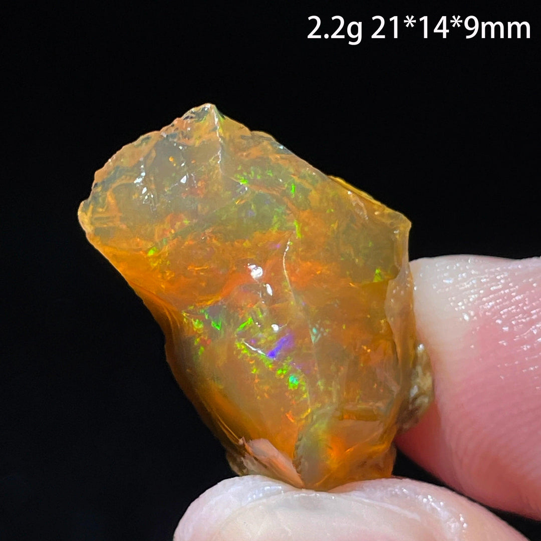 Ethiopian Opal Crystal Raw Gemstone Specimen Hydrophane