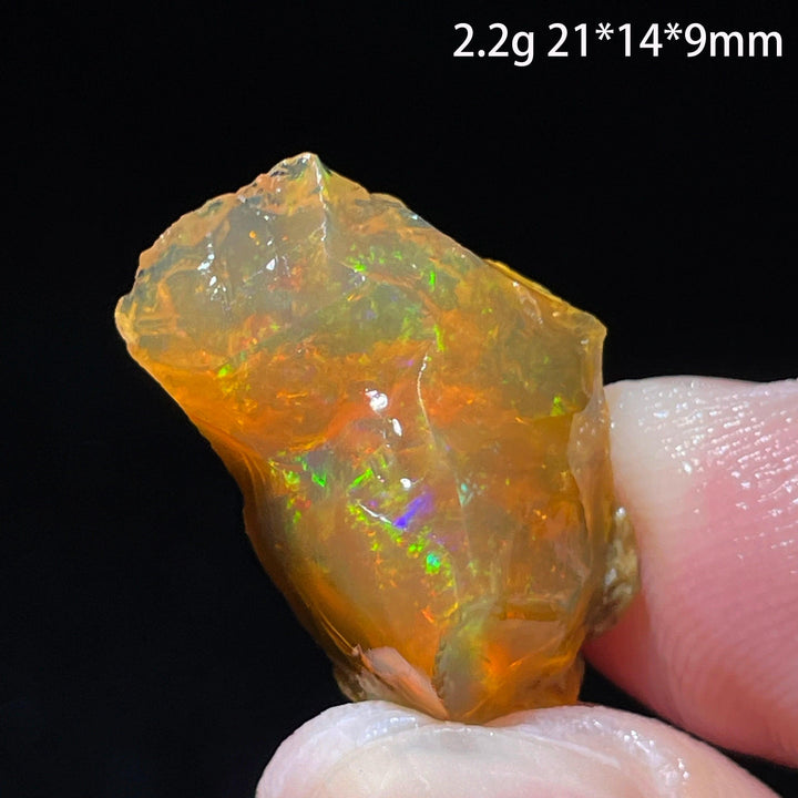 Ethiopian Opal Crystal Raw Gemstone Specimen Hydrophane