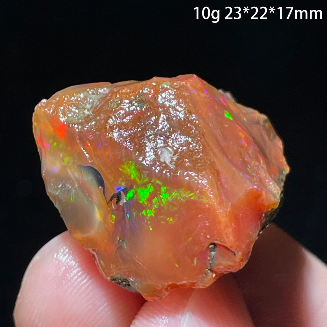 Ethiopian Opal Crystal Raw Gemstone Specimen Hydrophane