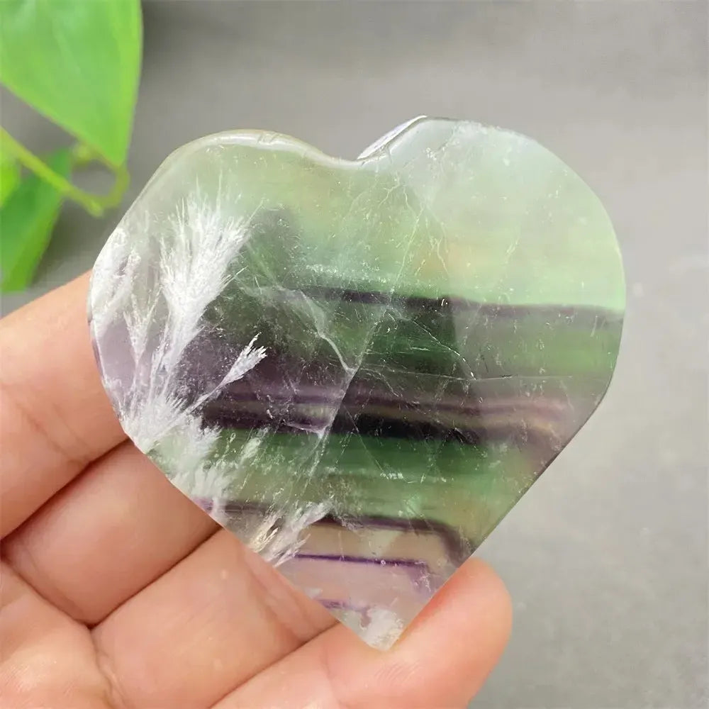 Feather Fluorite Crystal Heart-Hearts-Ali-Feather Fluorite-20 115g-Crystal Destiny