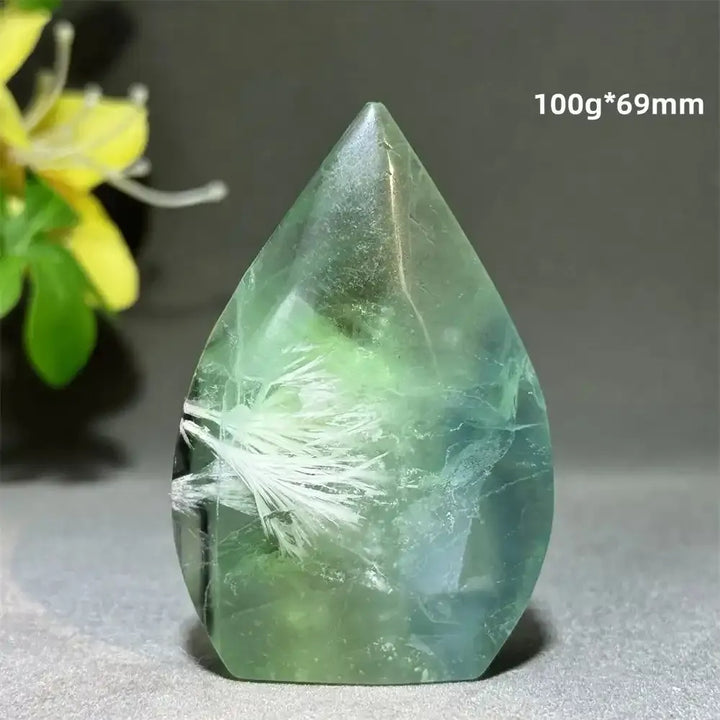 Feather Fluorite Torch Freeform