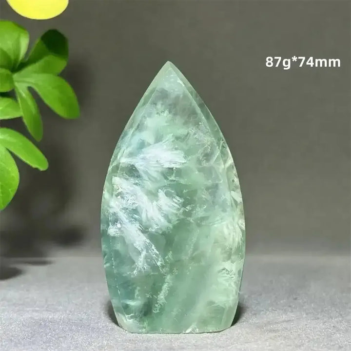 Feather Fluorite Torch Freeform