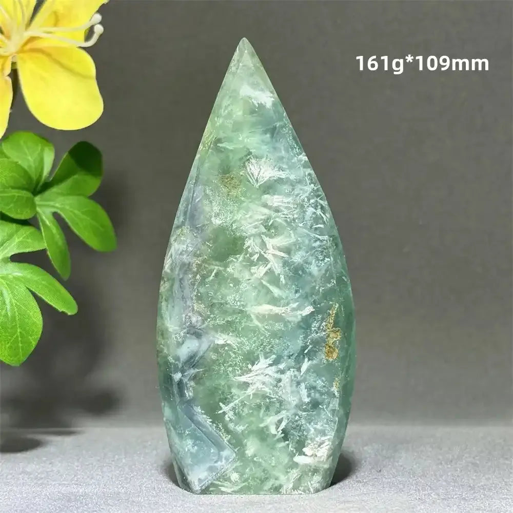 Feather Fluorite Torch Freeform