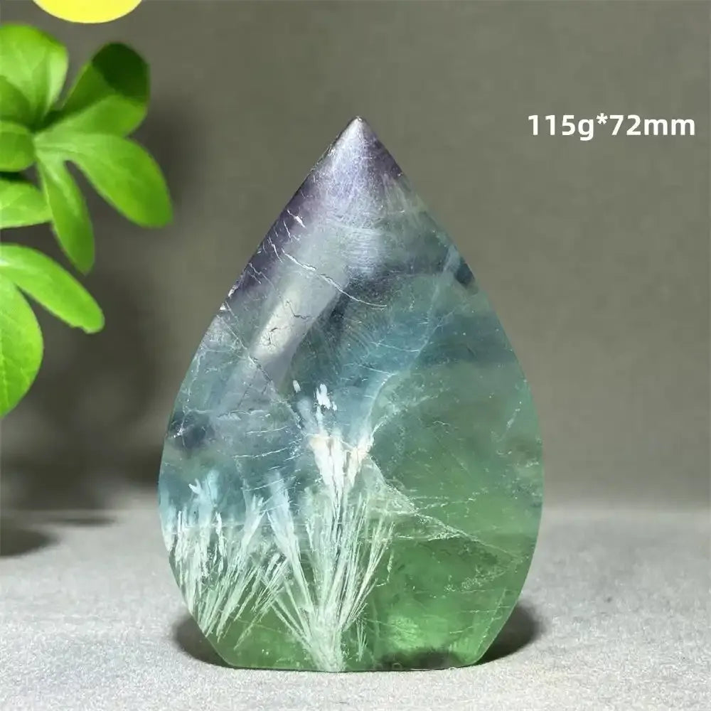 Feather Fluorite Torch Freeform