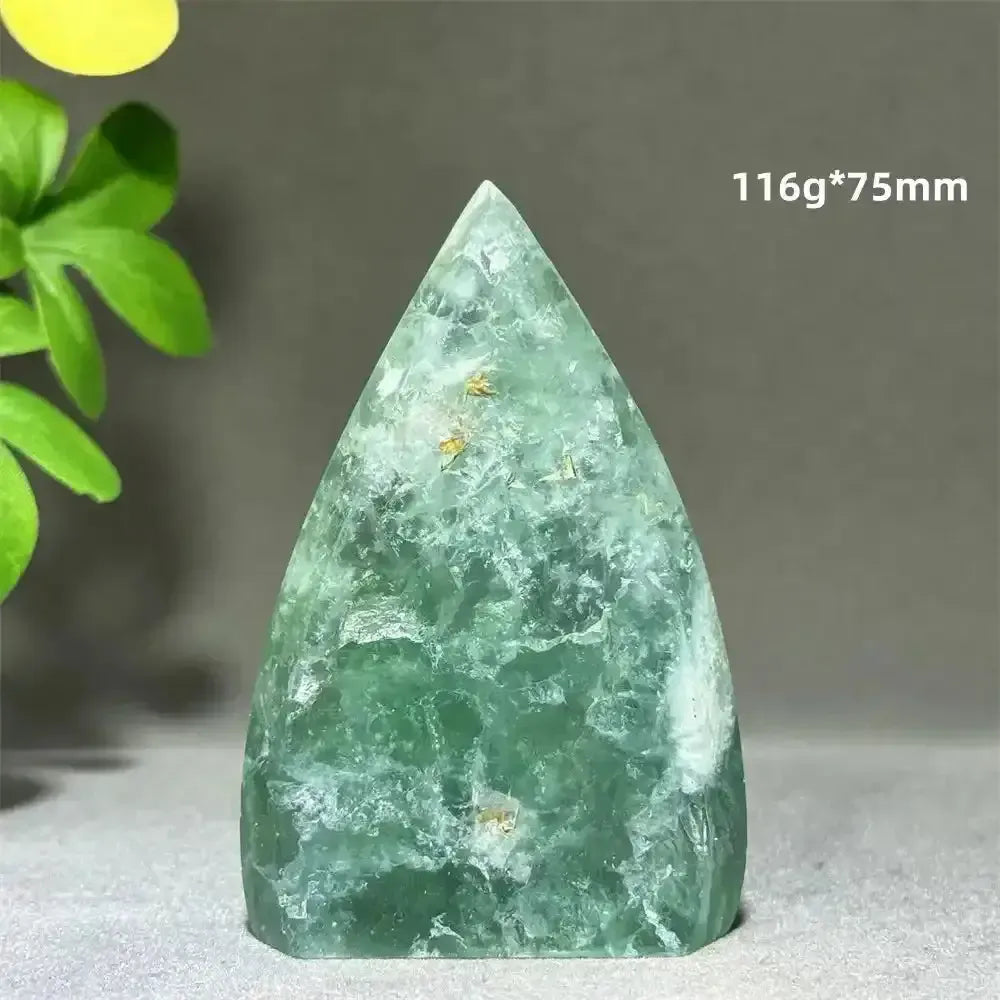Feather Fluorite Torch Freeform