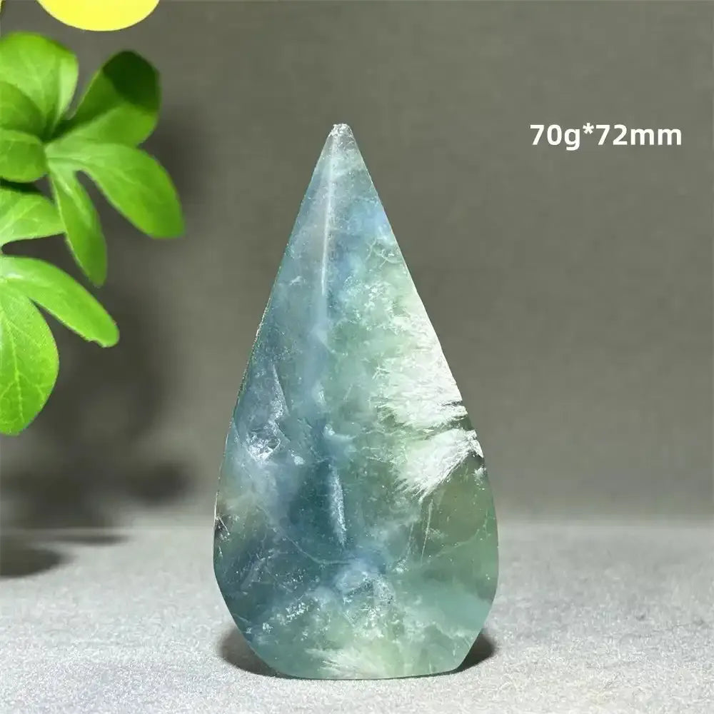 Feather Fluorite Torch Freeform
