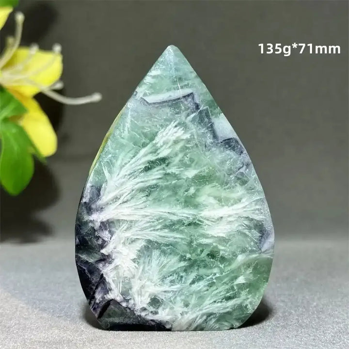 Feather Fluorite Torch Freeform