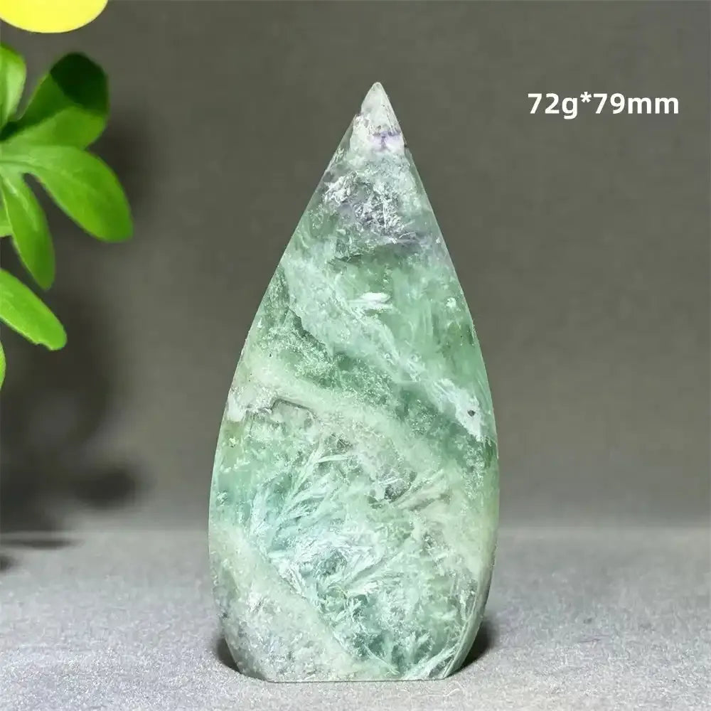 Feather Fluorite Torch Freeform