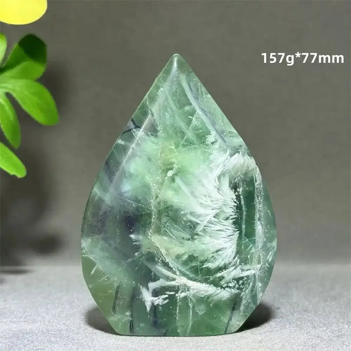 Feather Fluorite Torch Freeform