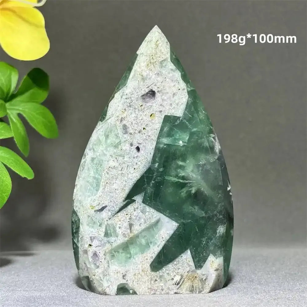 Feather Fluorite Torch Freeform