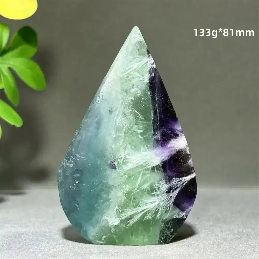 Feather Fluorite Torch Freeform