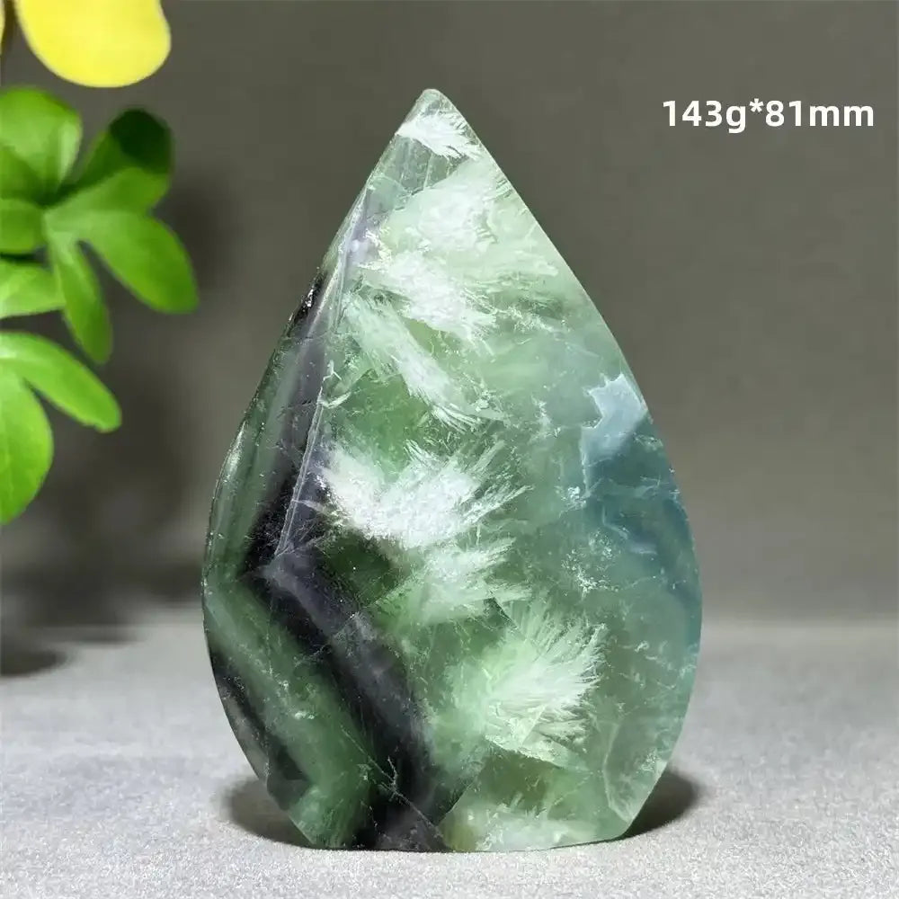 Feather Fluorite Torch Freeform