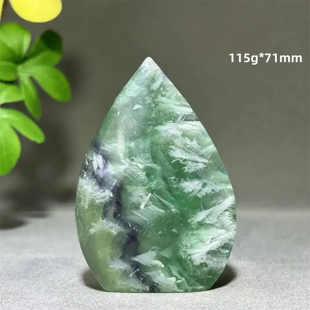 Feather Fluorite Torch Freeform